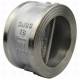 stainless steel wafer check valve with spring hinge