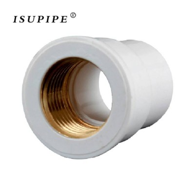 20-32mm Pvc Copper Female Adapter Brass Coupling Pipe Joint Fittings For Pvc Pipe